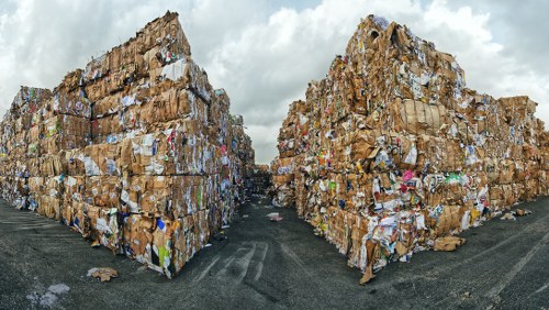Photograph of a missed commercial waste collection point